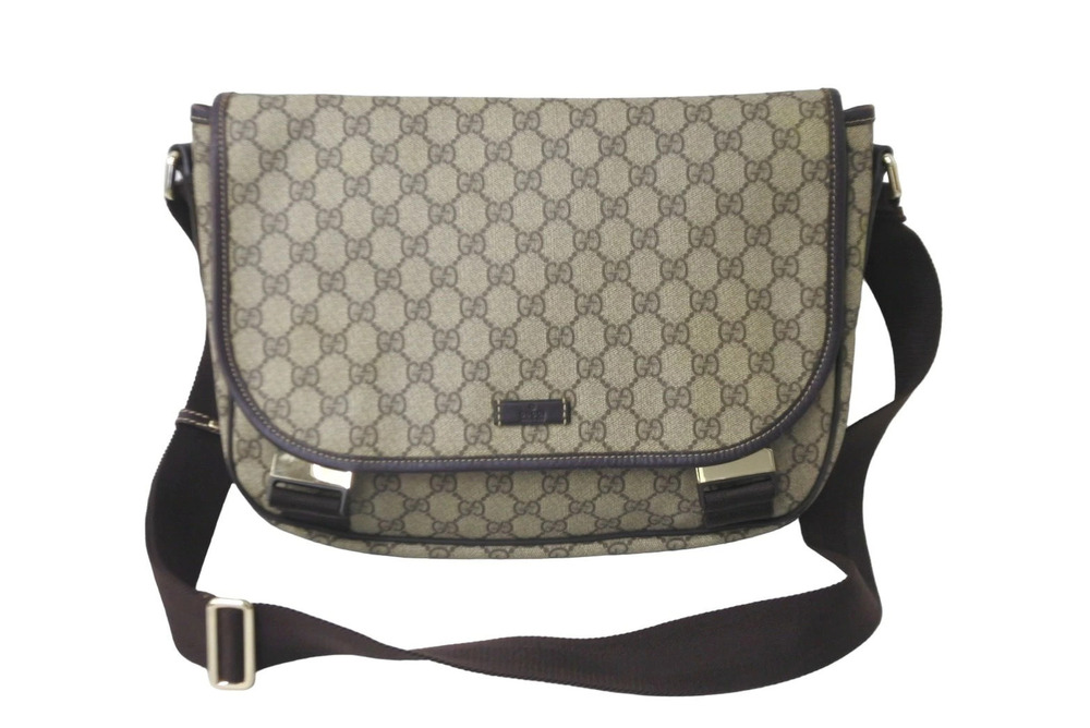 Gucci Shoulder Bag Messenger GG Supreme All over Brown